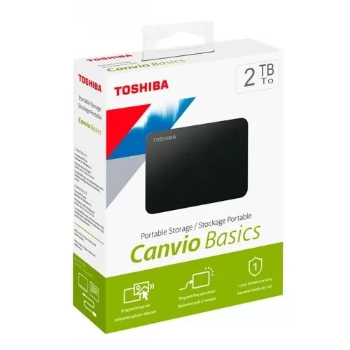 DISCO HDD EXTERNO TOSHIBA CANVIO BASICS 2TB