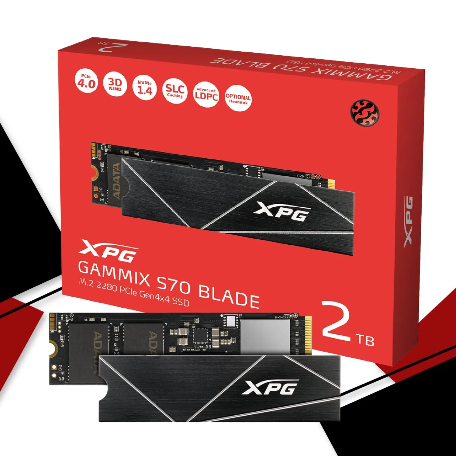 DISCO SSD ADATA 2TB XPG GAMMIX S70B CS M.2