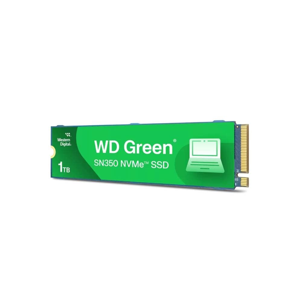 DISCO SOLIDO SSD WESTERN DIGITAL GREEN SN350 1TB NVME M2 2400MB/S