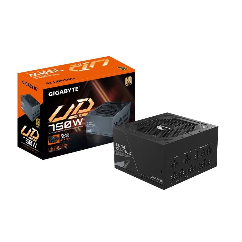FUENTE GIGABYTE 750W UD PG5 80 PLUS GOLD MODULAR GP-UD750GM PG5
