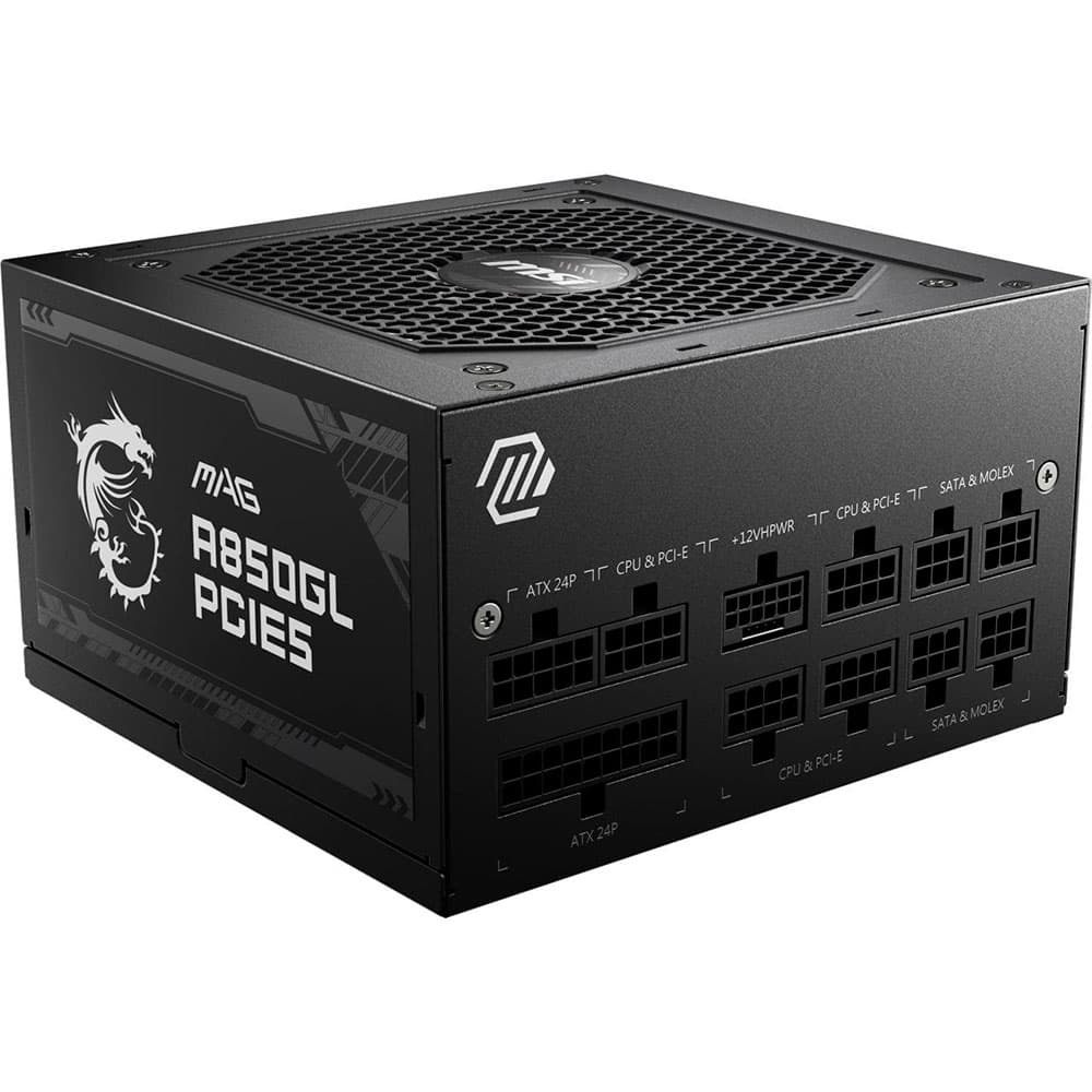 FUENTE MSI MAG A850GL 850W 80 PLUS GOLD FULL MODULAR PCIE 5.1
