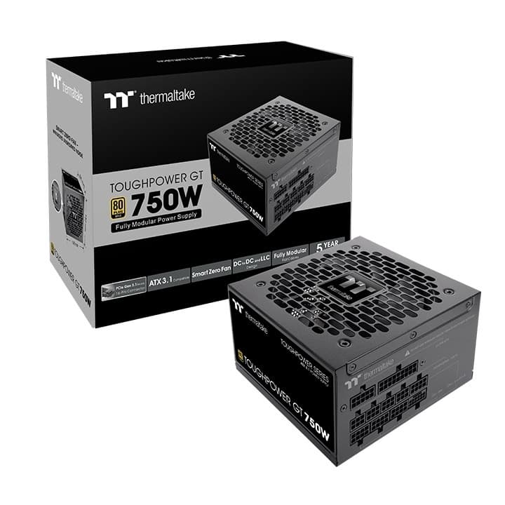 FUENTE GAMER THERMALTAKE TOUGHPOWER GT 750W 80 PLUS GOLD ATX 3.1