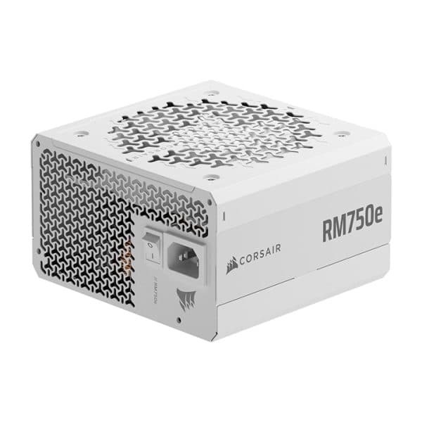 Fuente Corsair RM750e 2025 750W Cybernetics Platinum Full Modular PCIe 5.1 White