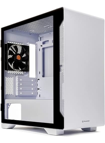 GABINETE THERMALTAKE S100 MID TOWER TG FAN X1 WHITE