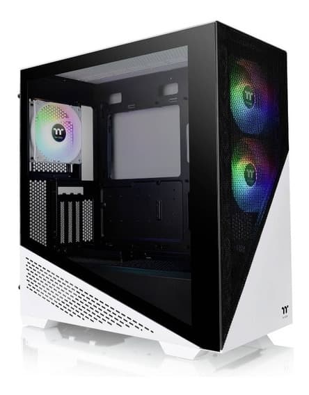 GABINETE TT DIVIDER 370 MID-TOWER TG FAN X3 ARGB PWM SNOW WHITE