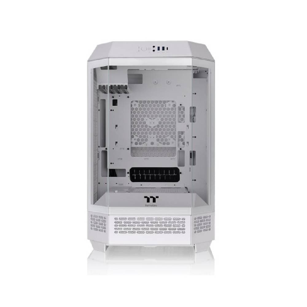 Gabinete TT The Tower 300 Mid-Tower TG x3 Fan x2 Snow White