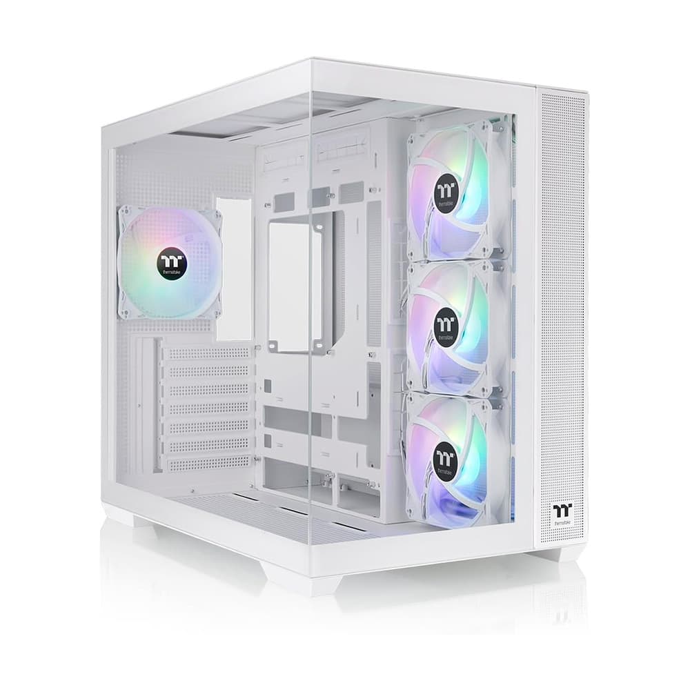 GABINETE THERMALTAKE VIEW 380 TG ARGB SNOW WHITE TEMPERED GLASS