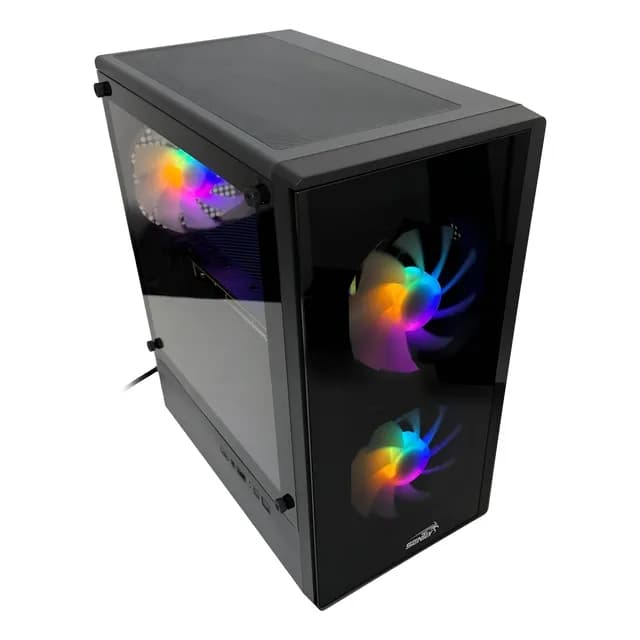 GABINETE GAMER SENTEY M12 BLACK MATX 3 COOLERS ARGB
