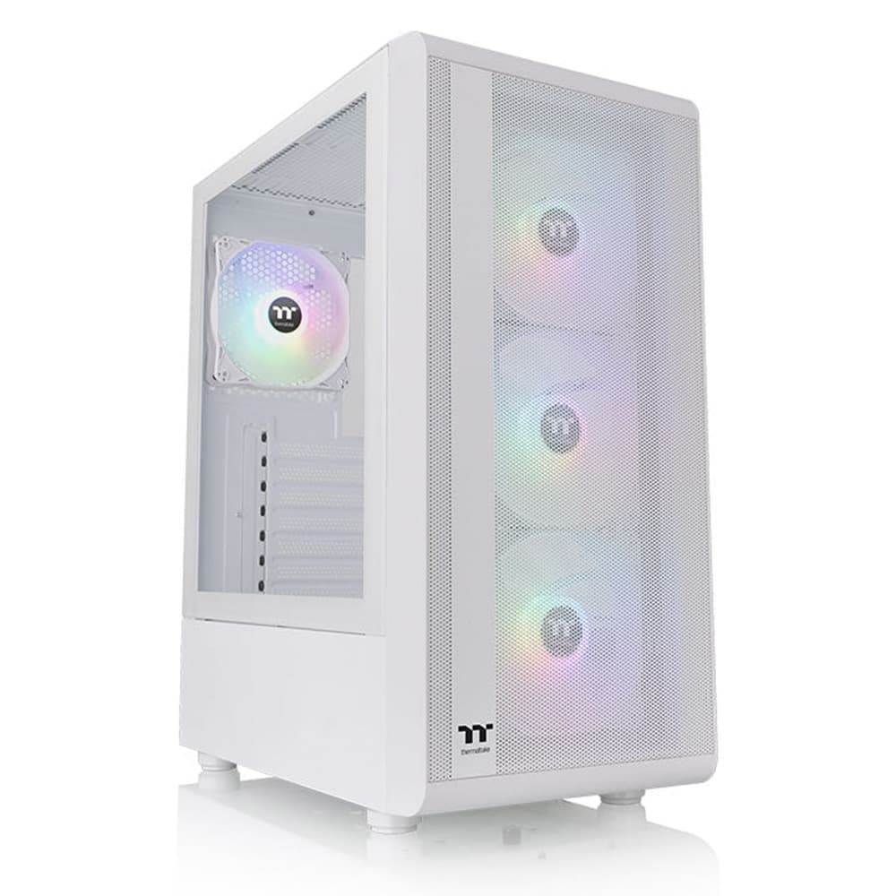 Gabinete Thermaltake S200 PLUS TG Fan ARGB x4 Snow