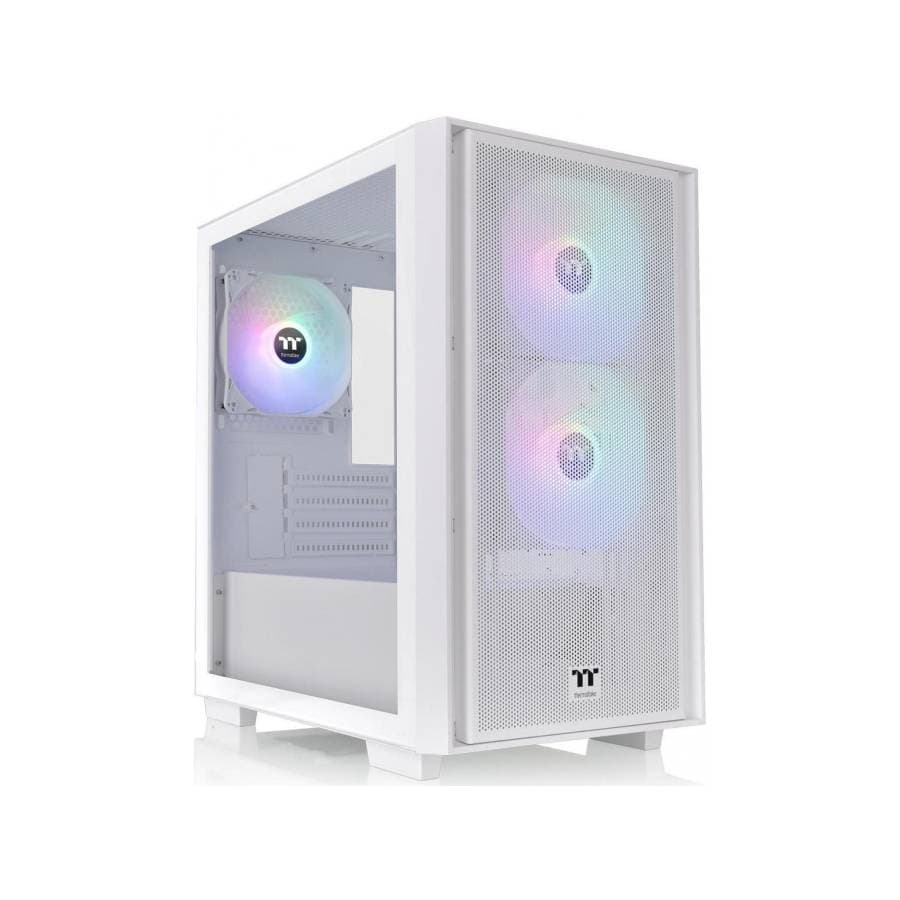 GABINETE GAMER THERMALTAKE VERSA H16 TG ARGB SNOW WHITE TEMP GLASS
