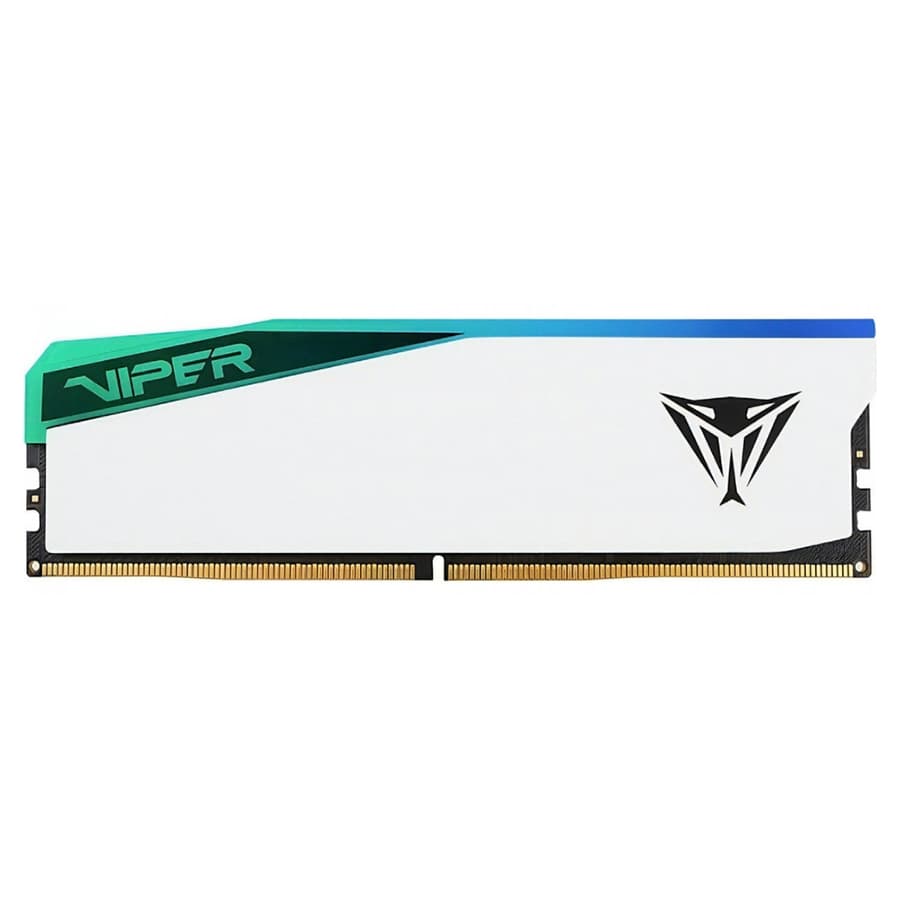 MEMORIA PATRIOT DDR5 VIPER ELITE 5 32GB 6000 MHZ RGB CL42 WHITE SINGLE PE000940