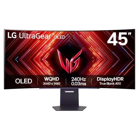 MONITOR LG 45 ULTRAGEAR 45GS95QE CURVO OLED QHD 240 Hz (II)