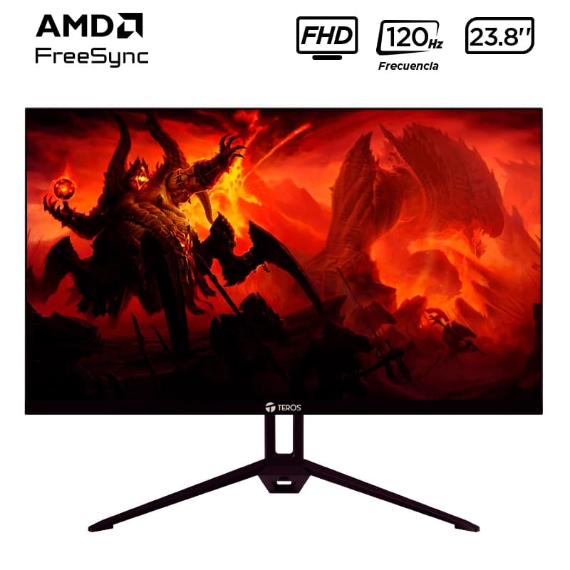 Monitor Gamer Teros TE-2415S 23.8” Plano IPS FHD 120Hz 1ms FICHA USA