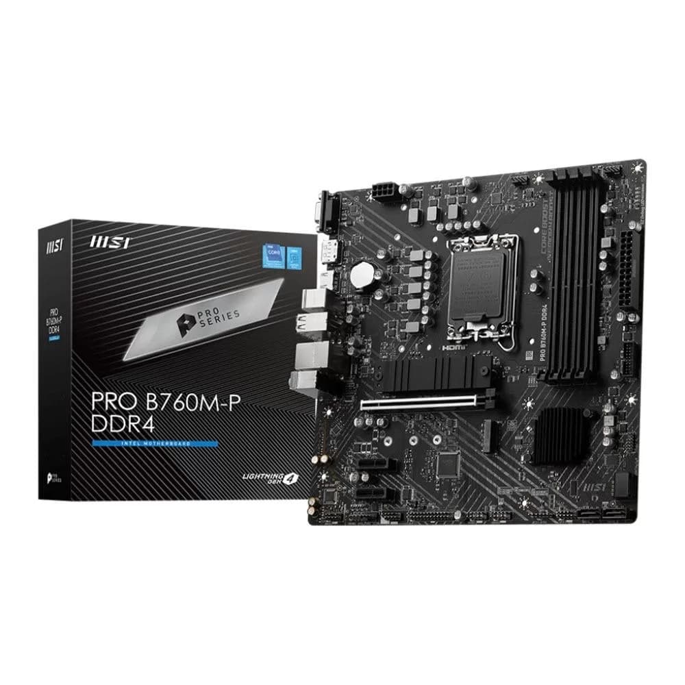 MOTHER MSI PRO B760M-P DDR4 1700 (12VA/13VA GEN)