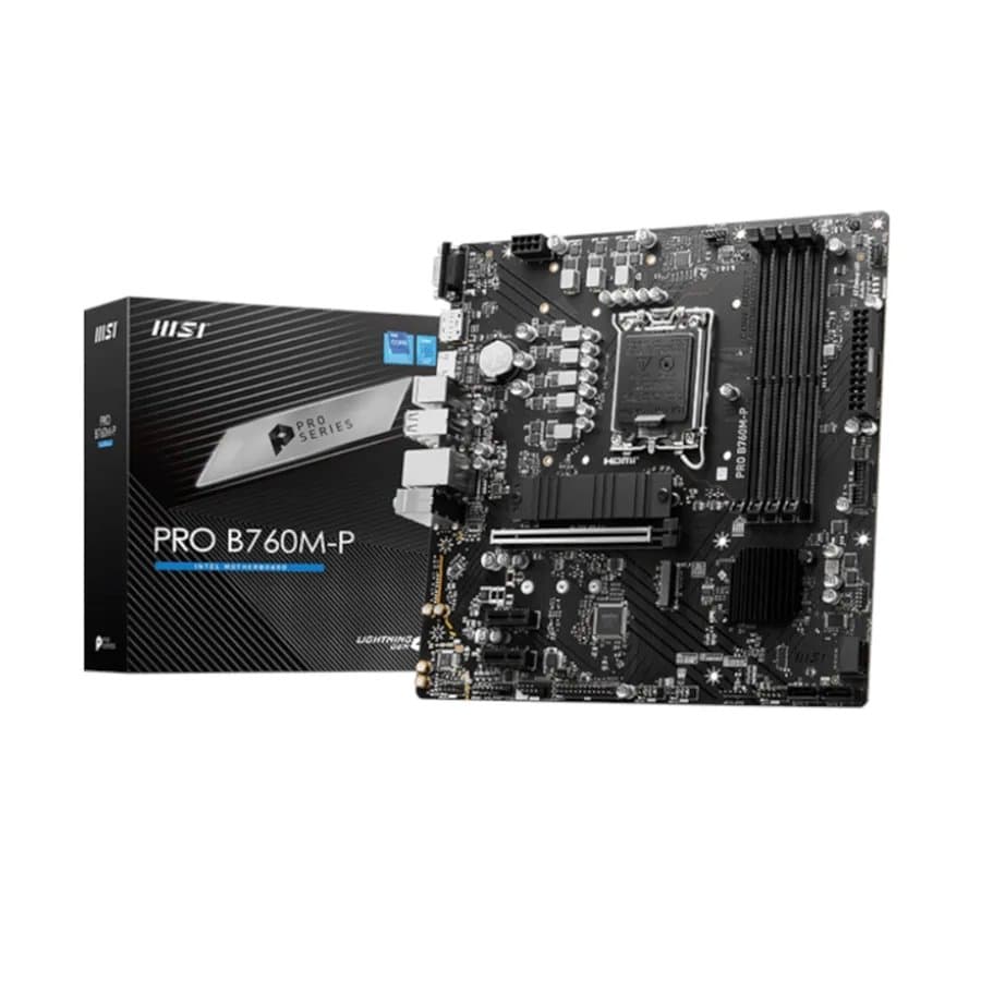 MOTHER MSI PRO B760M-P DDR5 1700 (12VA/13VA/14VA GEN) (6578)