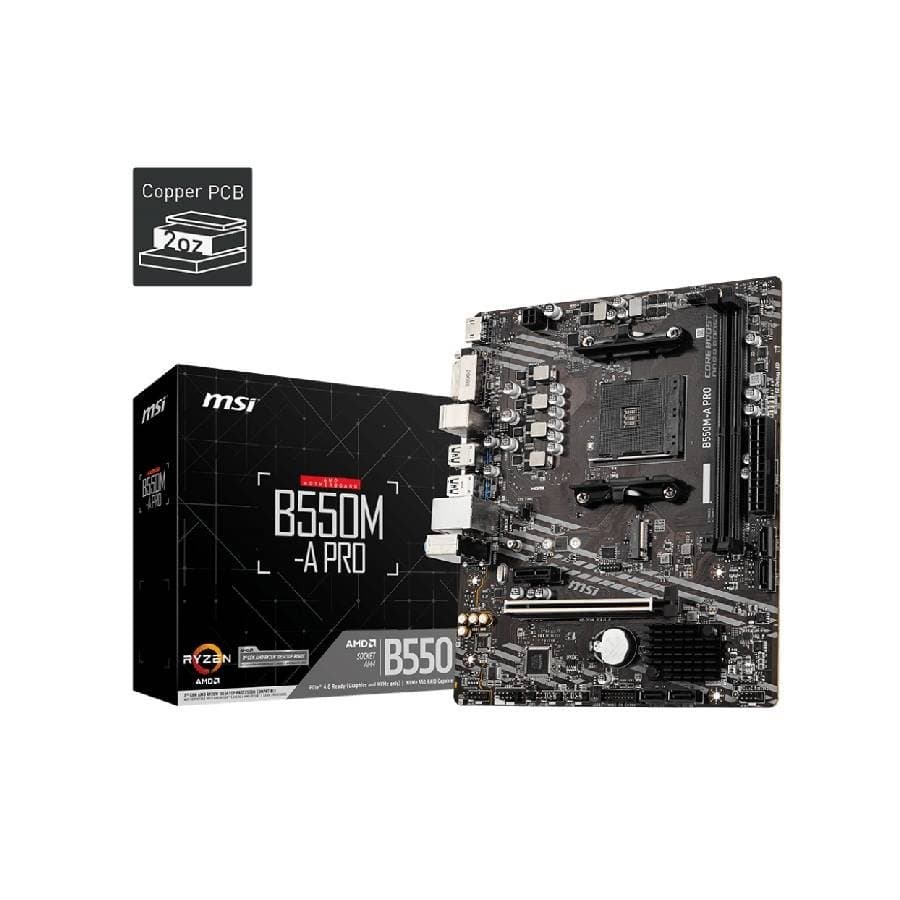 MOTHERBOARD AMD MSI B550M-A PRO DDR4 AM4
