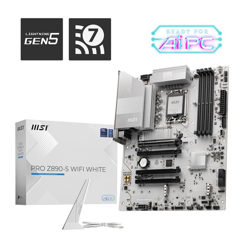 Motherboard MSI PRO Z890-S WIFI WHITE DDR5