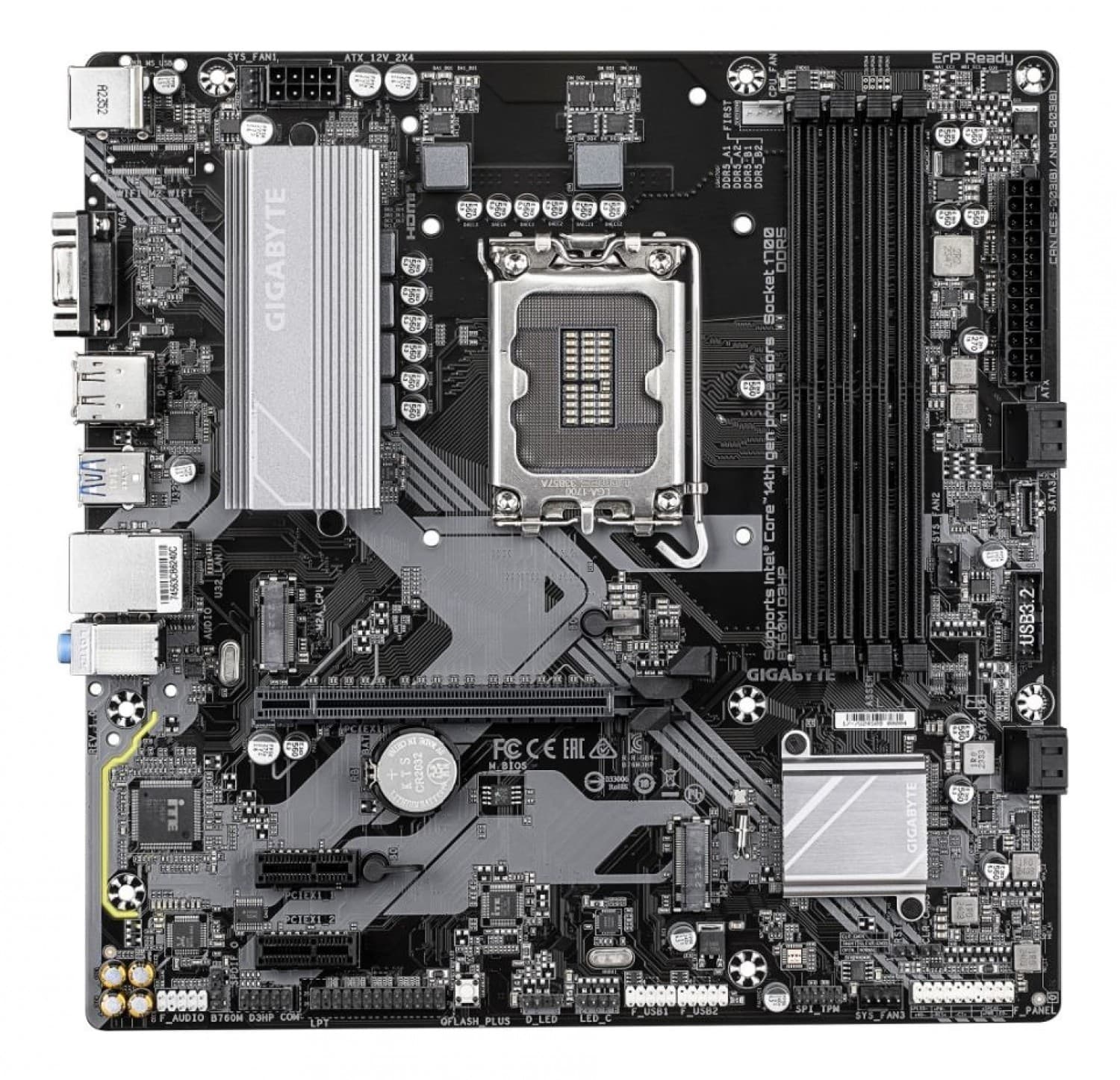 MOTHER GIGABYTE (LGA1700) B760M D3HP WIFI6 1.0