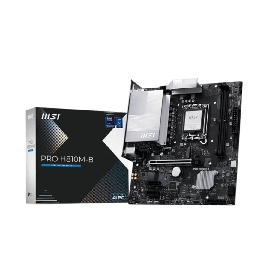 Mother MSI PRO H810M-B DDR5 1851 (Serie Ultra)