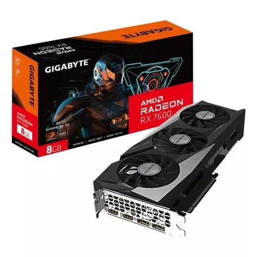 VGA GIGABYTE RADEON RX 7600 GAMING OC 8G