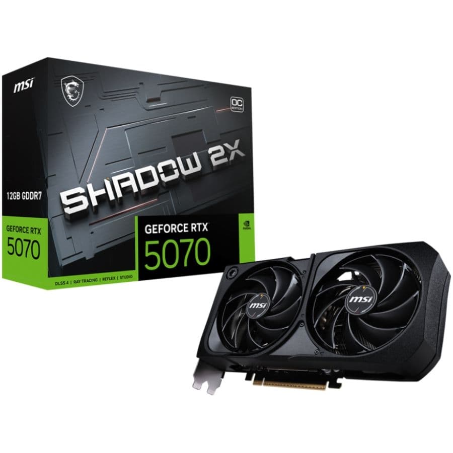 VGA MSI GeForce RTX 5070 SHADOW 2X OC 12G