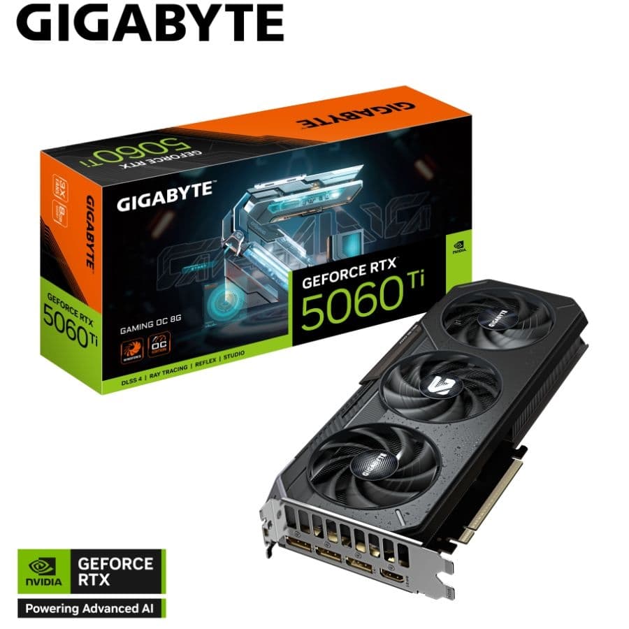 PLACA DE VIDEO GIGABYTE RTX 5060 TI GAMING 8GB