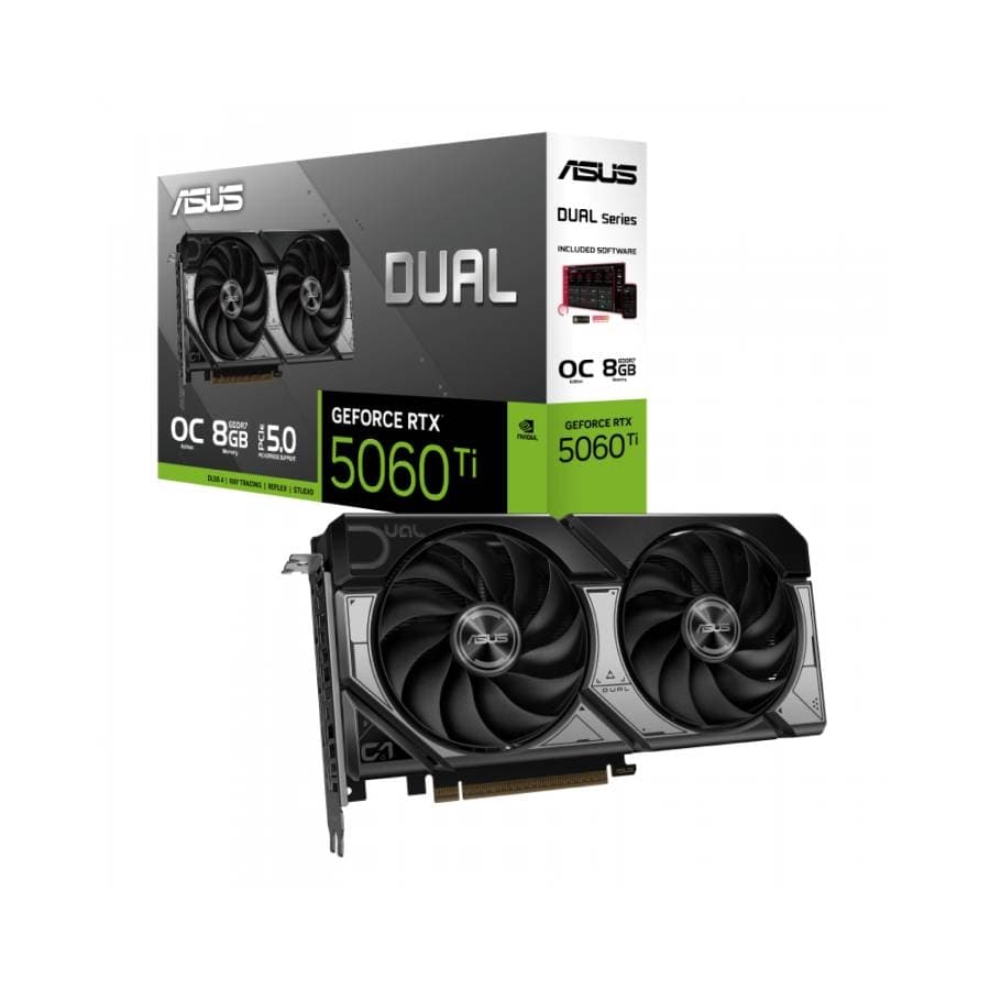 PLACA DE VIDEO ASUS DUAL RTX 5060 TI OC 8GB