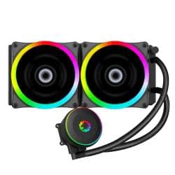 Cooler Cpu Watercooler Gamemax Iceberg 240 Rainbow 180W