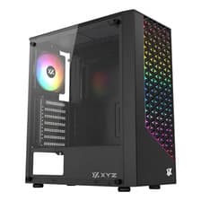 Gabinete Xyz Portal 200 C/ 1 Cooler AIRPULSE A-rgb Atx Black Fan