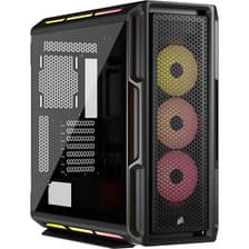 Gabinete Corsair Icue Link 5000t Lx Rgb, 3x120 Rgb, E-atx Co Negro