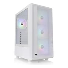 Gabinete S200 Plus Tg Argb Snow White Mesh Thermaltake