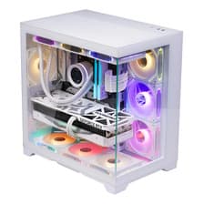Gabinete Jalatec Jt-z76 Gaming Case Con Controladora Blanco