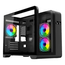 Gabinete Gamer Jalatec Jt-ks31 Argb 3 Fan 120mm Argb c/Control