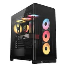 Gabinete Corsair Frame 4500x Rs-r Argb Mid-tower Tg Black Negro