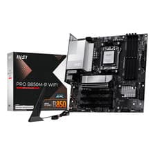 Placa Madre Msi Pro B850m-p Wifi, Matx, Ddr5, Am5 Negro Negro
