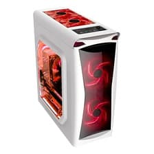Gabinete Naxido F300 2.0 White Atx Con 4 X 120mm Coolers