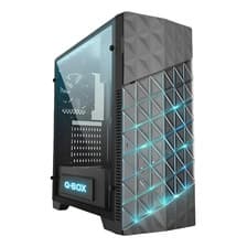 Gabinete Gamer Rgb Qbox 195g3 + Fuente 550w 80+ Plus Bronze