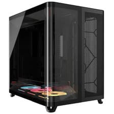 Gabinete Gamer Corsair Air 5400 Lx-r Rgb Icue Link Mid Tower Negro