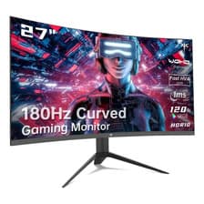 Monitor Gamer Ktc 27 2k WQHD 2560x1440 180hz Curvo 1500r 1Ms HDR10 Freesync Premium