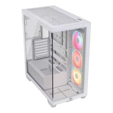 Gabinete Corsair Frame 3500x Lx-r Rgb Icue Link White Blanco Blanco