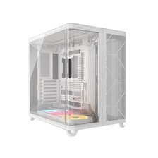 Gabinete Corsair Air 5400 Lx-r Rgb Icue Link Mid Tower Blanco