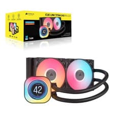 Enfriamiento Líquido Corsair Icue Linktitan 240 Rx Lcd Negro