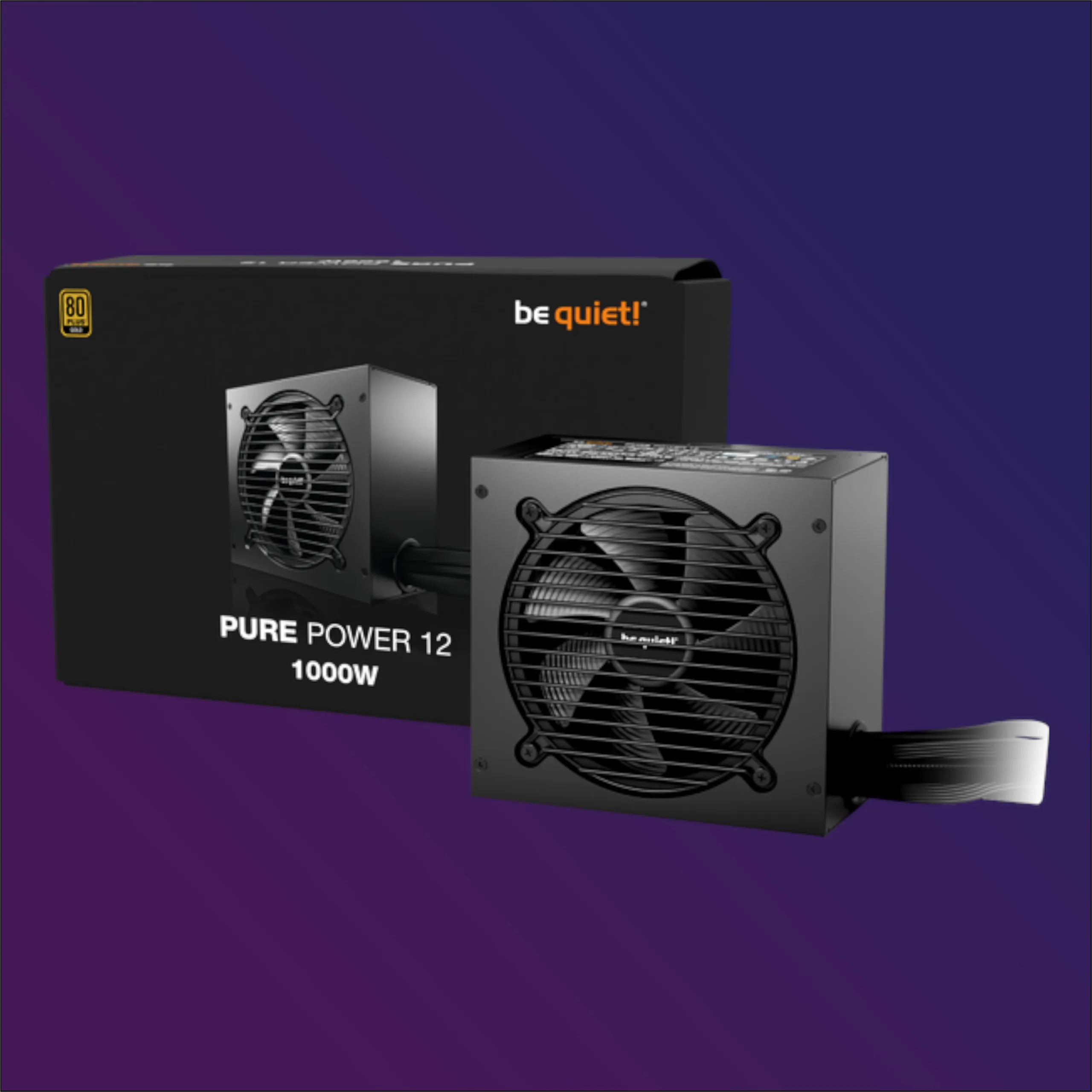 FUENTE BE QUIET! POWER PURE 12 1000W 80+ GOLD