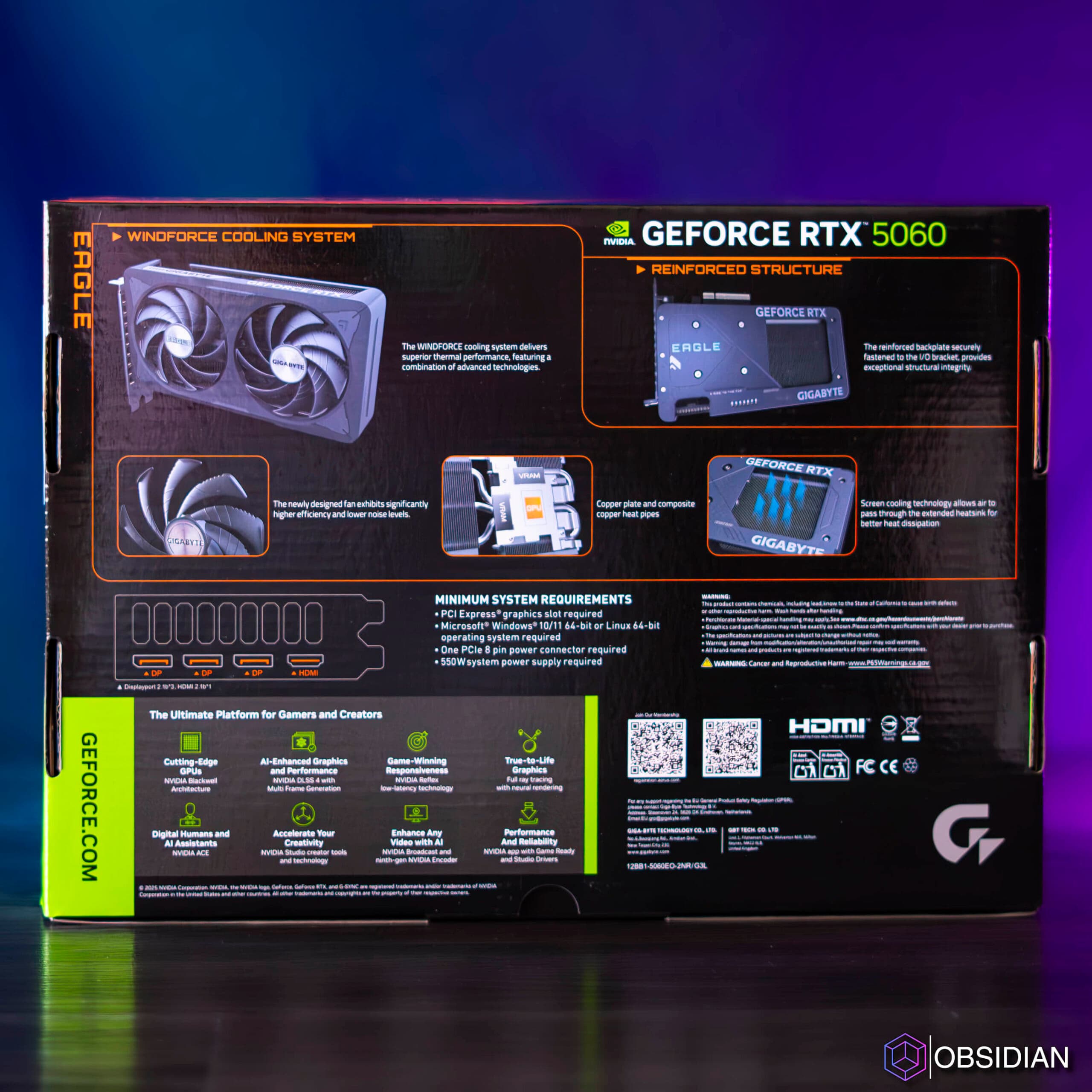 RTX 5060 8GB GIGABYTE EAGLE OC