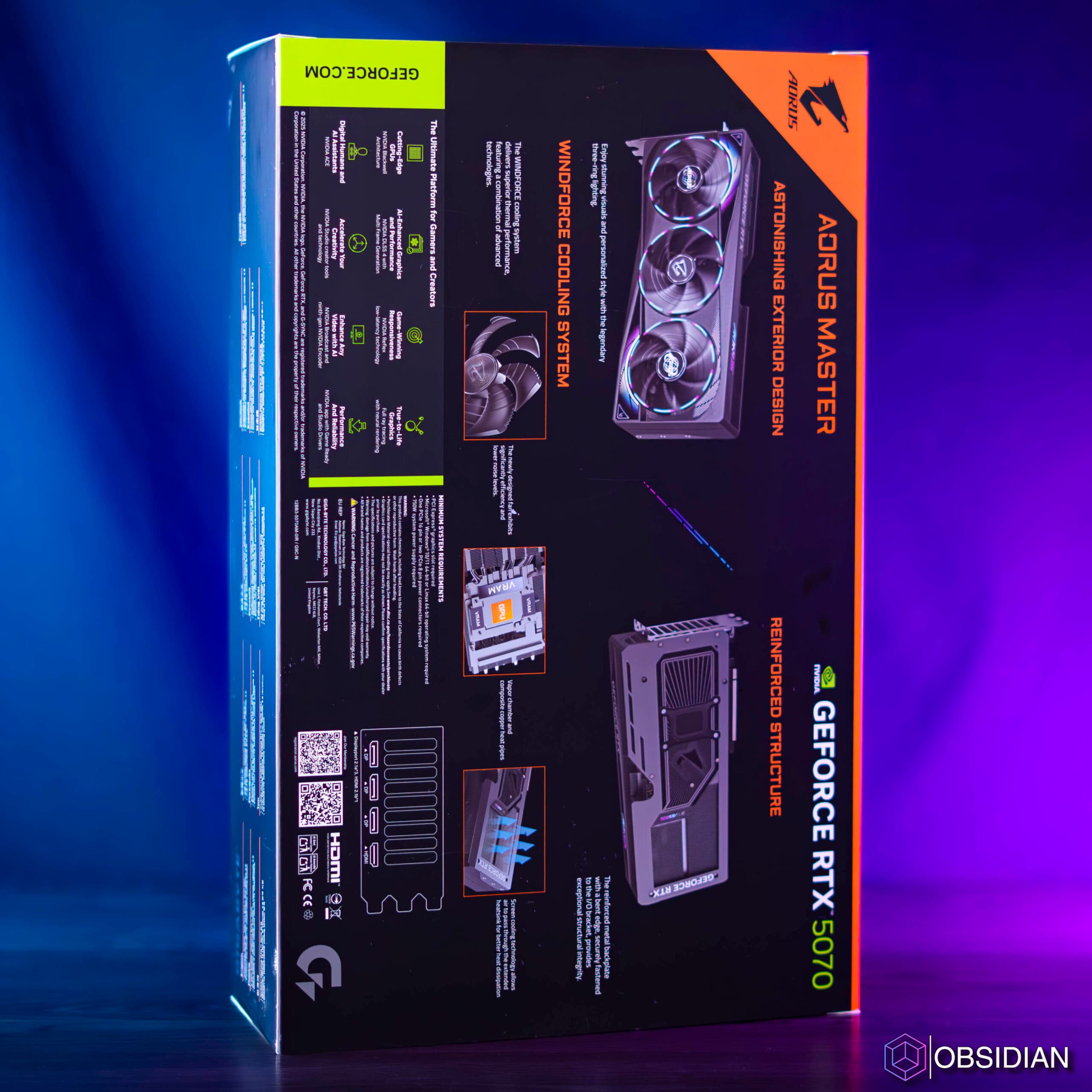 RTX 5070 12GB AORUS MASTER
