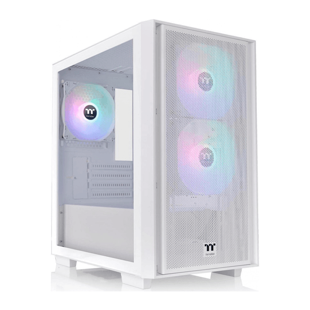 Gabinete Thermaltake Versa H16 Templado White ARGB 3x12cm Micro ATX