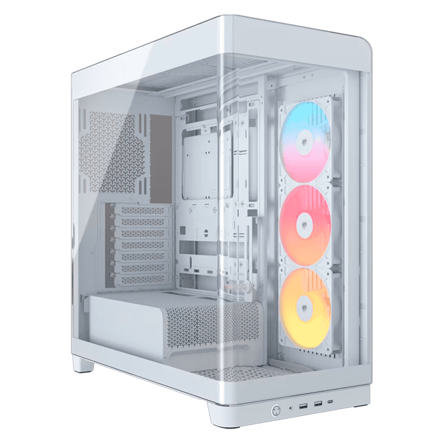 Gabinete Corsair 4500X FRAME RS-R ARGB White 3x120mm CC-9011315-WW