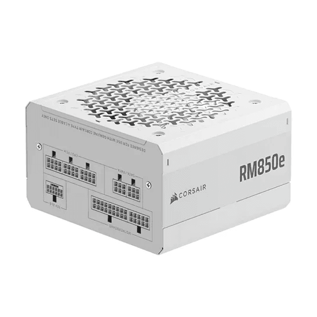 Fuente Corsair RM850e 850W Cybenetics Gold Full Modular ATX 3.1 PCIe 5.1 White