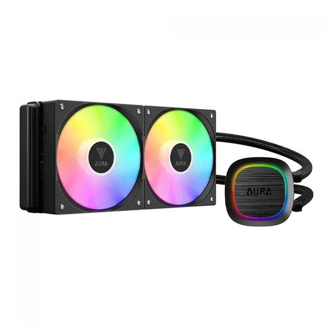 Cooler CPU Watercooler Gamdias Aura GL240 V2 240mm Black ARGB AMD/Intel