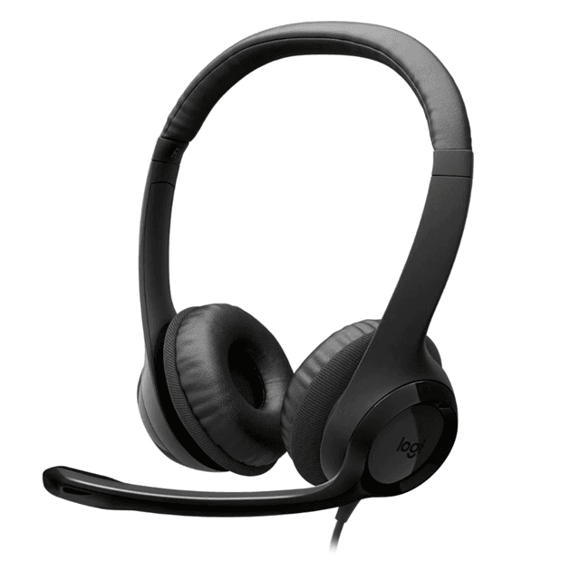 Auriculares Logitech H390 USB-C Black C/Micrófono 981-001575